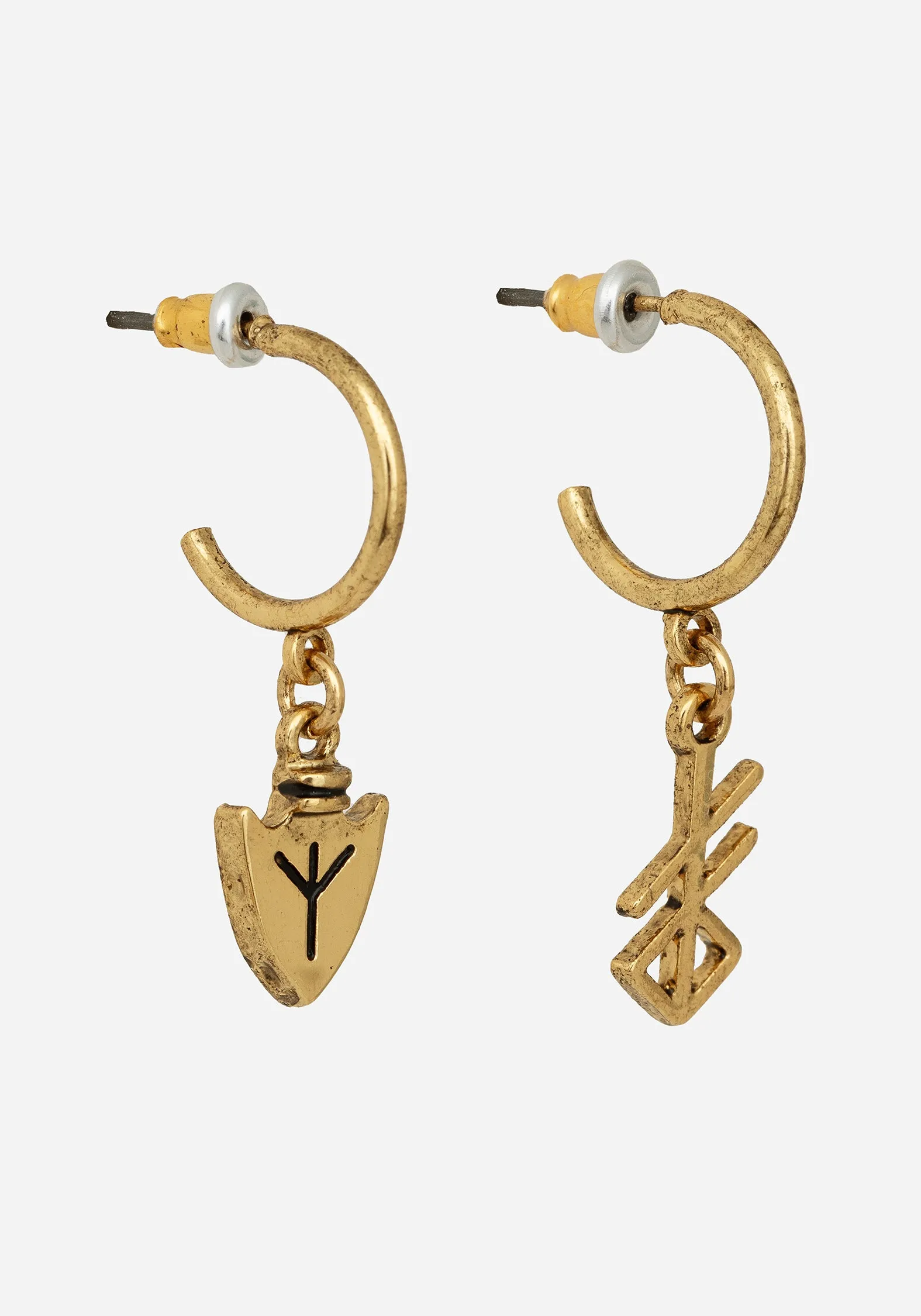 Brunnhilde Earrings - Gold sold by Disturbia product image thumbnail 3