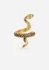 Damballa Snake Ring - Gold sold by Disturbia