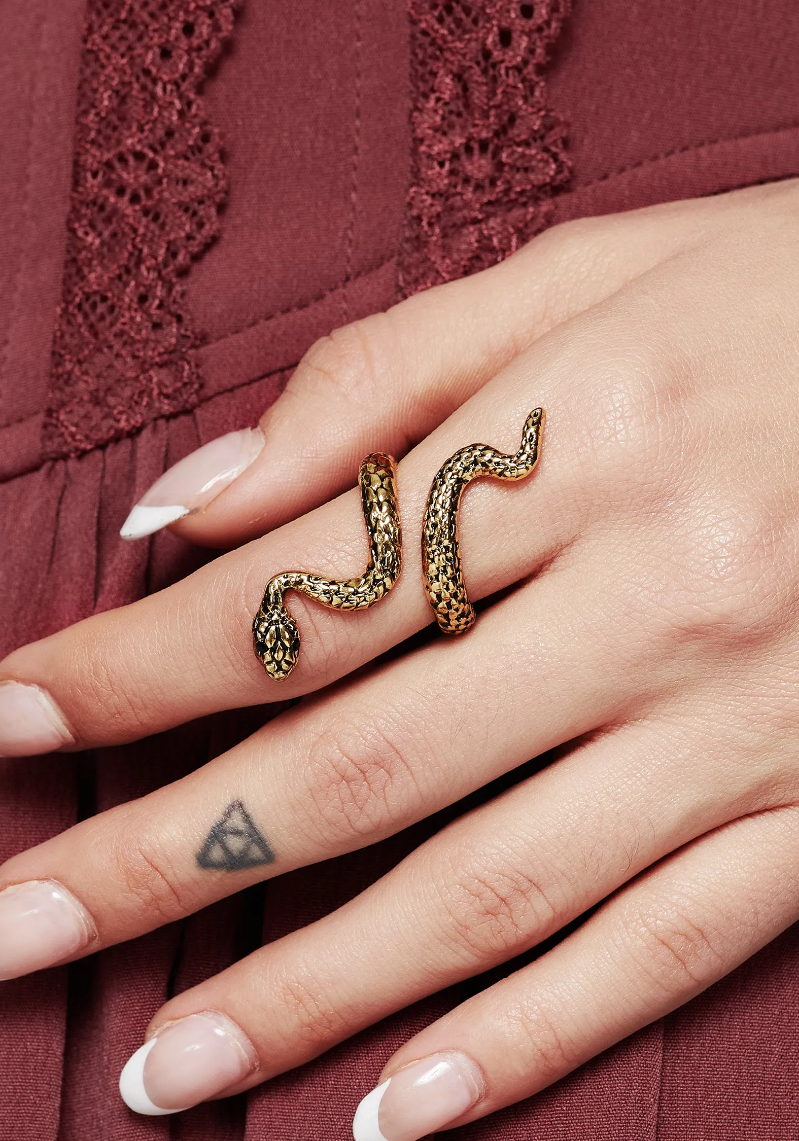 Damballa Snake Ring - Gold sold by Disturbia product image thumbnail 5