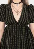 Rydal Check Button Up Mini Dress - Green sold by Disturbia