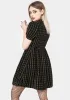 Rydal Check Button Up Mini Dress - Green sold by Disturbia