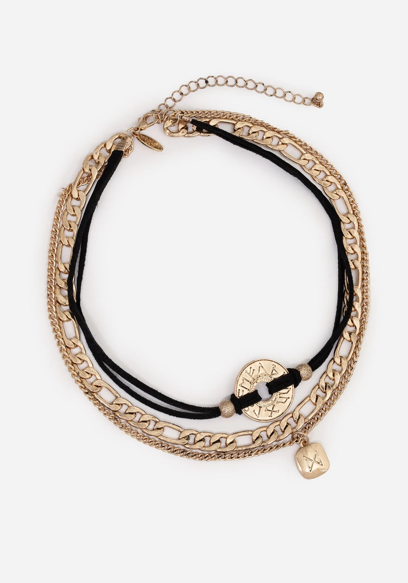 Runes Layered Necklace - Gold sold by Disturbia product image thumbnail 3