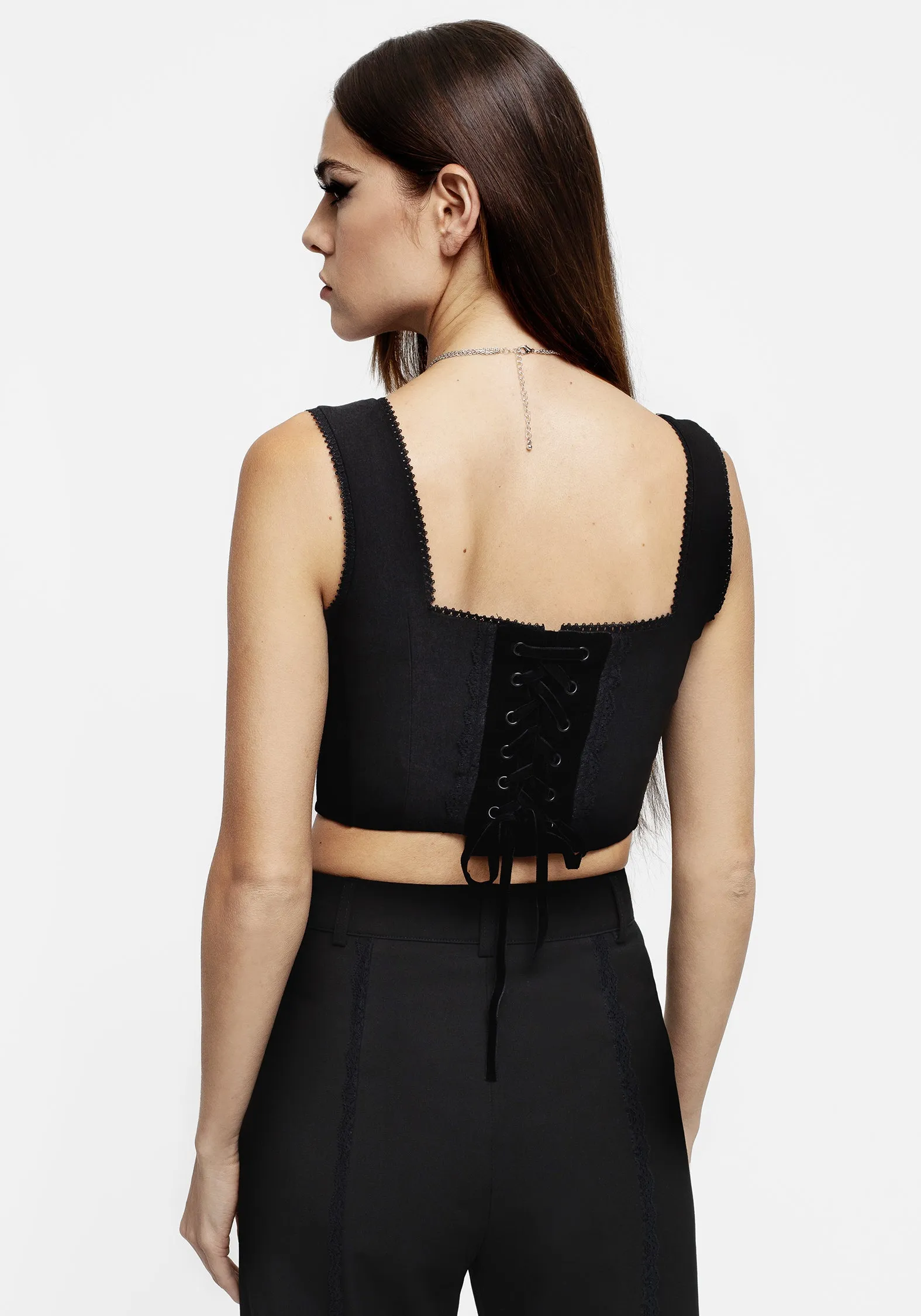 Ravenna Lace Corset Top sold by Disturbia product image thumbnail 3