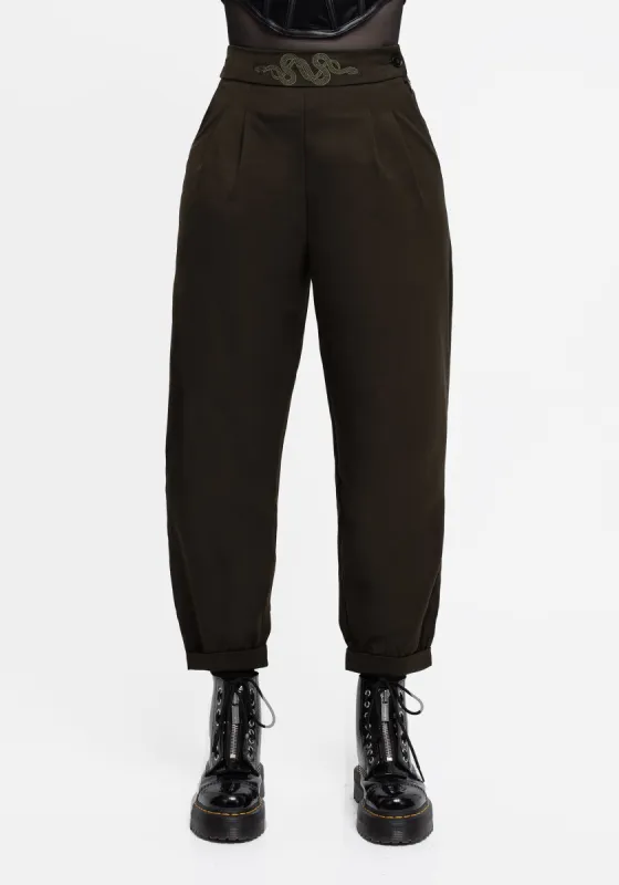 Zarina Embroidered Balloon Trousers sold by Disturbia