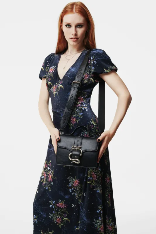 Mamba Snake Buckle Crossbody Bag sold by Disturbia