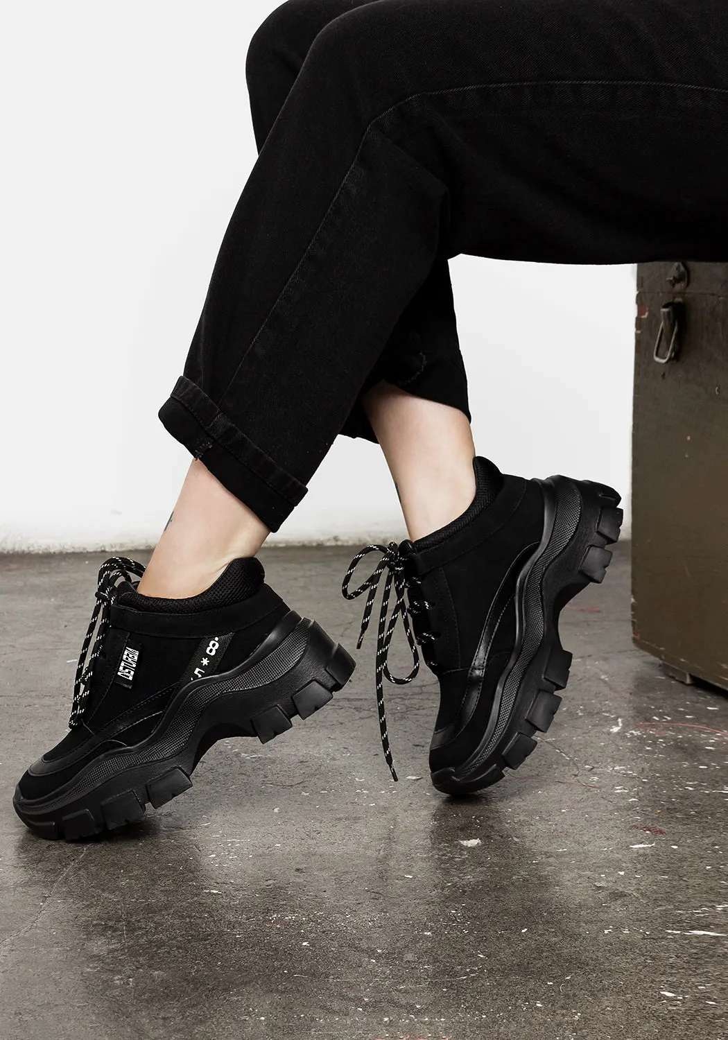 SUPERNAUT SNEAKERS - BLACK sold by Disturbia product image thumbnail 2