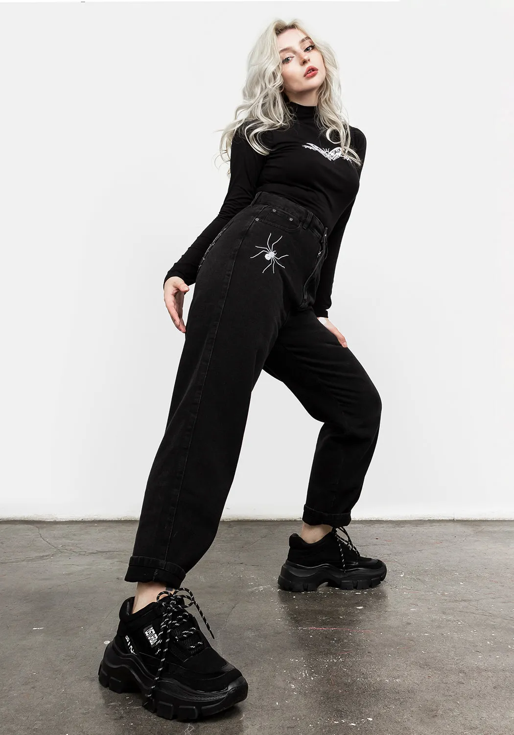 SUPERNAUT SNEAKERS - BLACK sold by Disturbia product image thumbnail 3