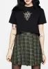 Morningstar Check Pleated Micro Mini Skirt sold by Disturbia