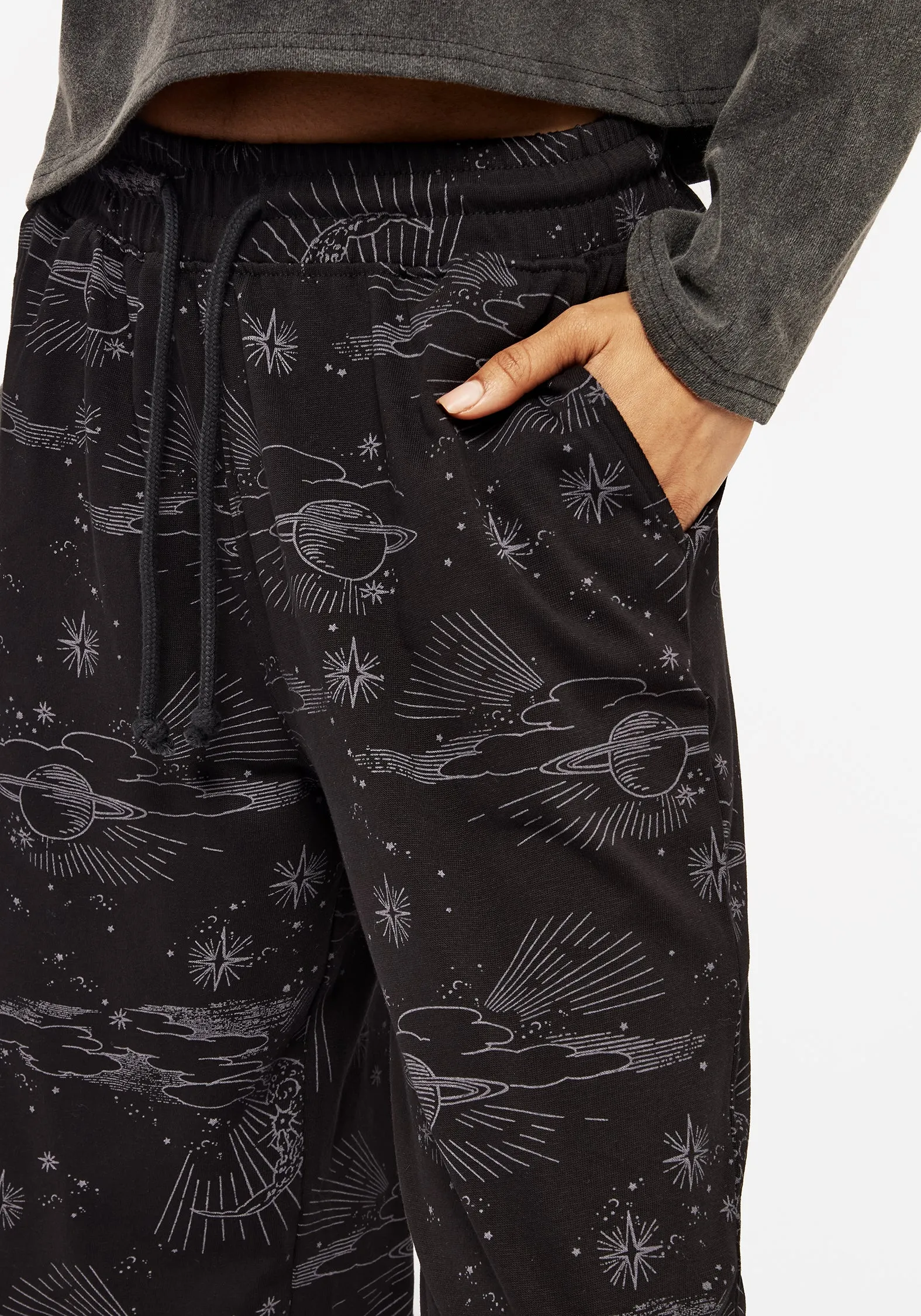 Cosmic Wide Leg Pyjama Bottoms sold by Disturbia product image thumbnail 2