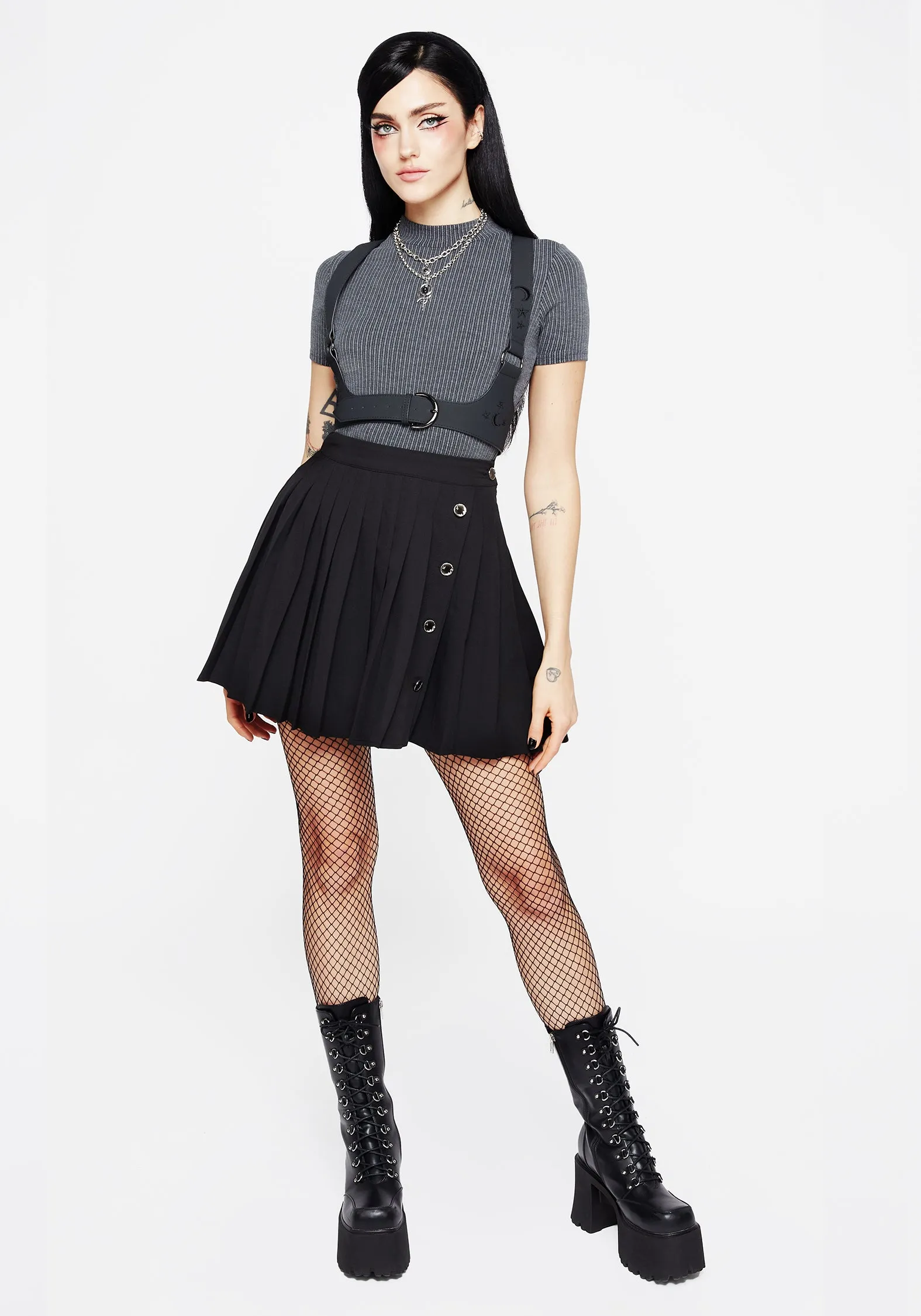 Cassiopeia Star Embroidered Harness sold by Disturbia product image thumbnail 4