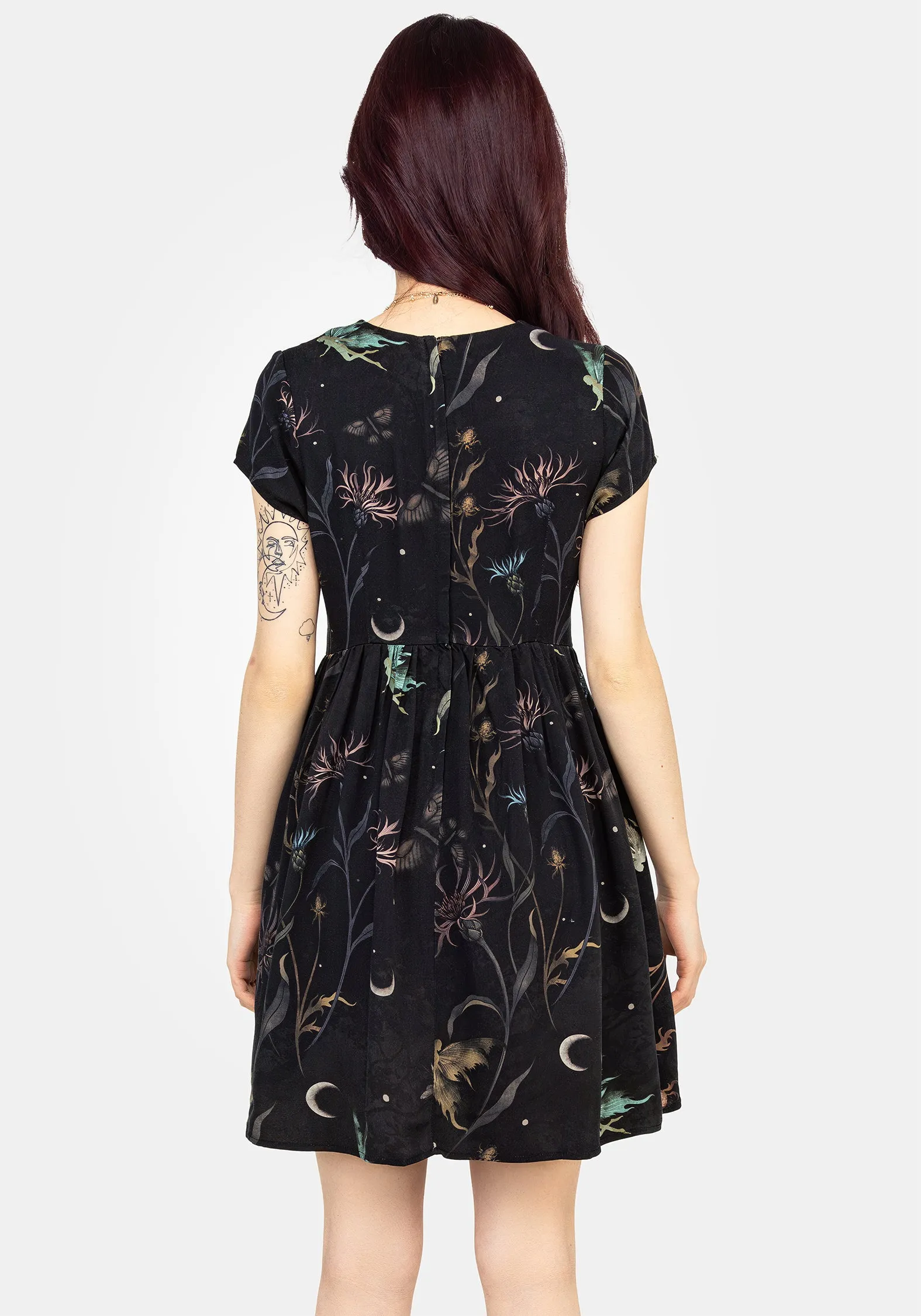 Rosanella Floral Print Mini Smock Dress sold by Disturbia product image thumbnail 3