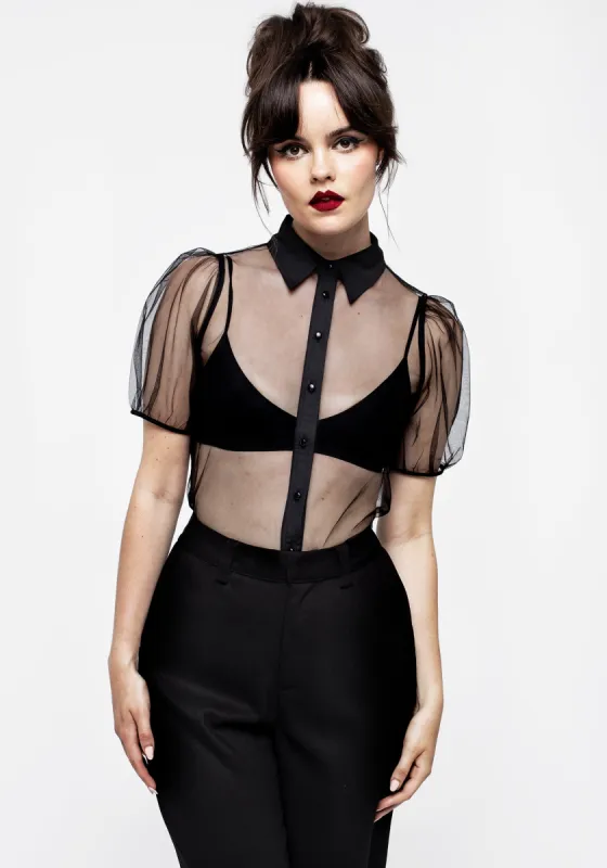 Karina Puff Sleeve Shirt sold by Disturbia