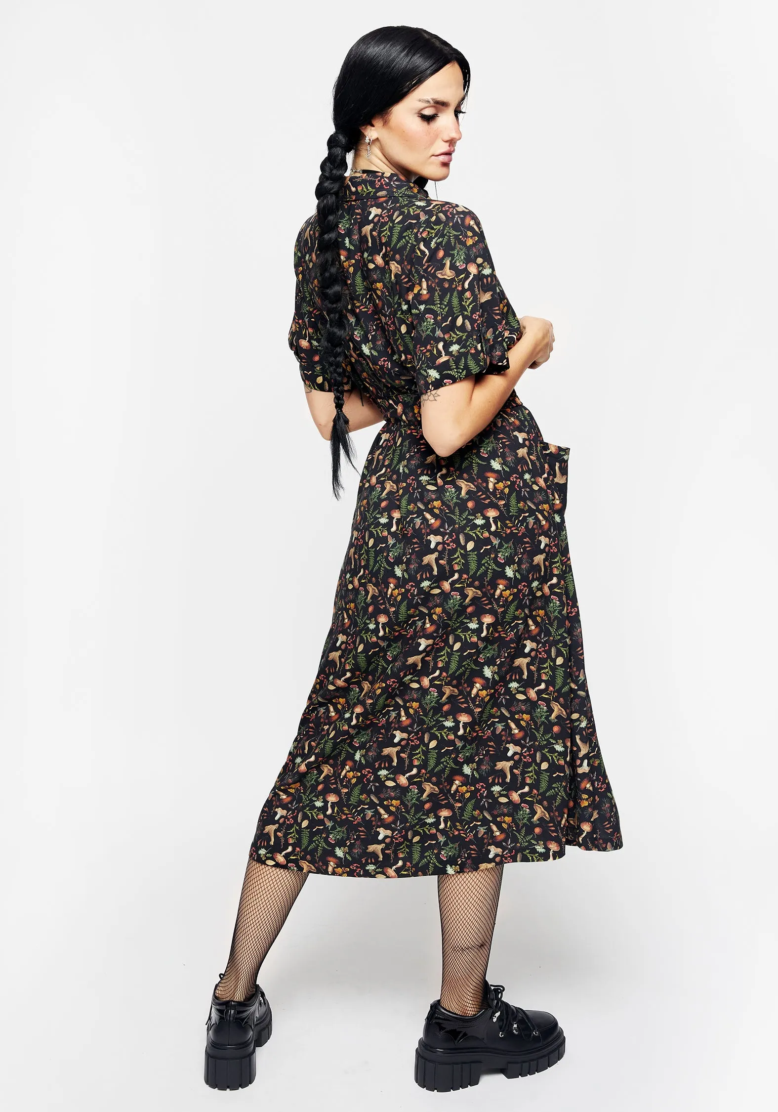 Vasilisa Midi Shirt Dress sold by Disturbia product image thumbnail 3