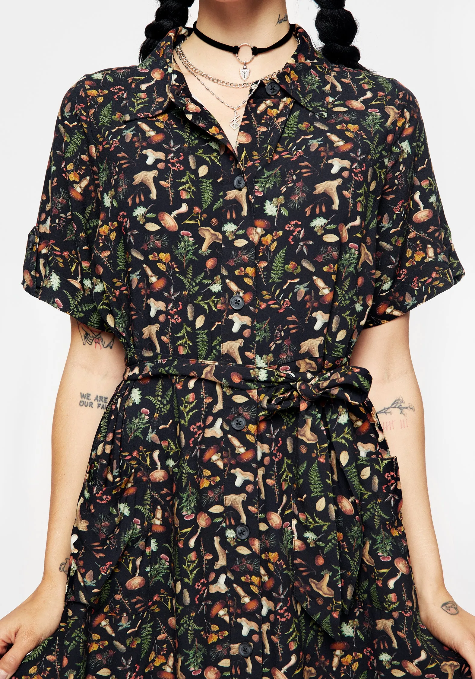 Vasilisa Midi Shirt Dress sold by Disturbia product image thumbnail 5