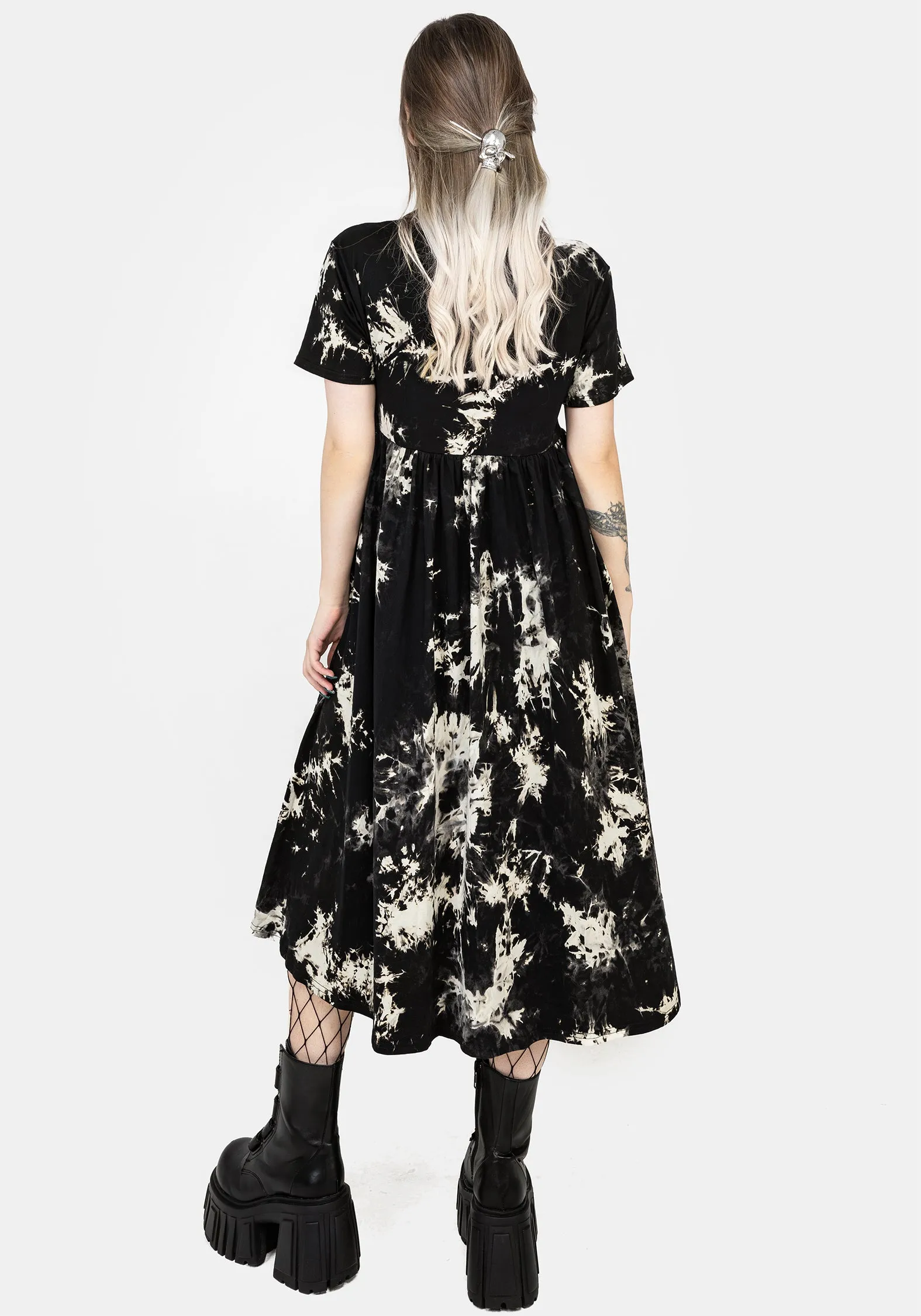 Moodswing Tie Dye Midi Dress sold by Disturbia product image thumbnail 3