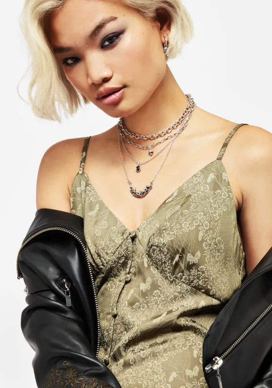 Zinnia Layered Necklace sold by Disturbia