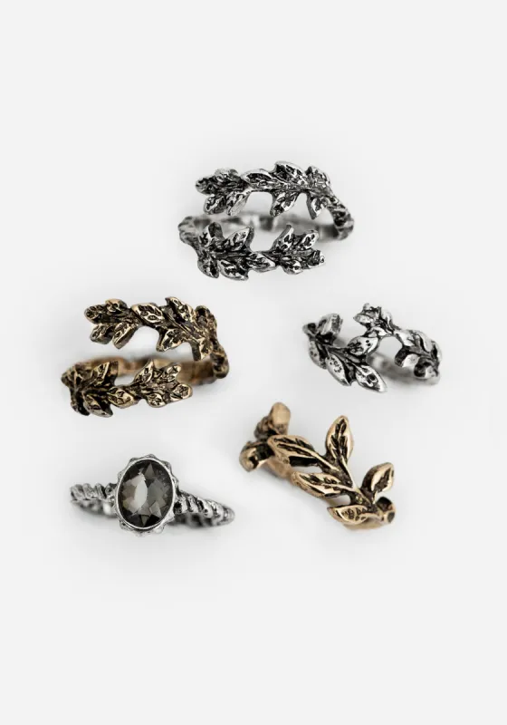 Zinnia Mixed Ring Set made by Disturbia