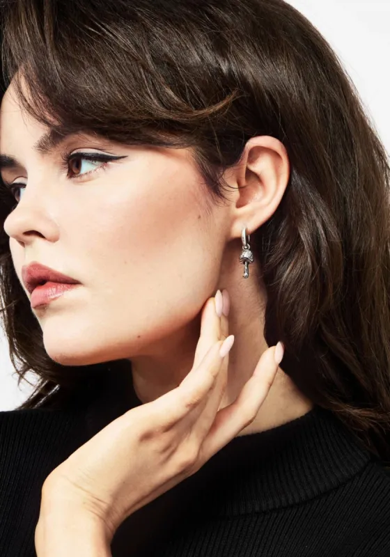 Fabula Charm Hoop Earrings sold by Disturbia