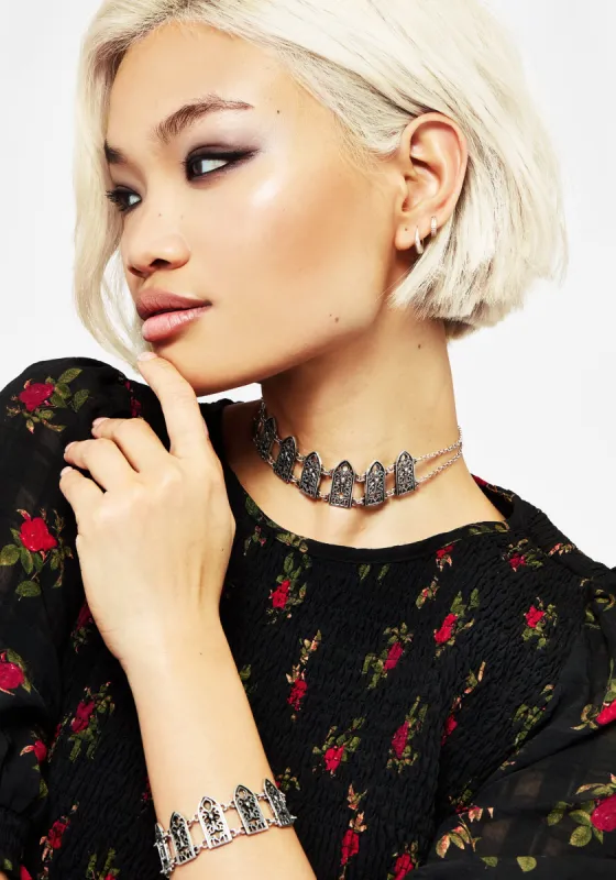 Cathedral Gothic Choker sold by Disturbia