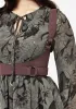 Valdez Faux Suede Leather Wrap Harness sold by Disturbia