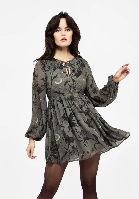 Gloriana Floral Print Chiffon Mini Dress sold by Disturbia