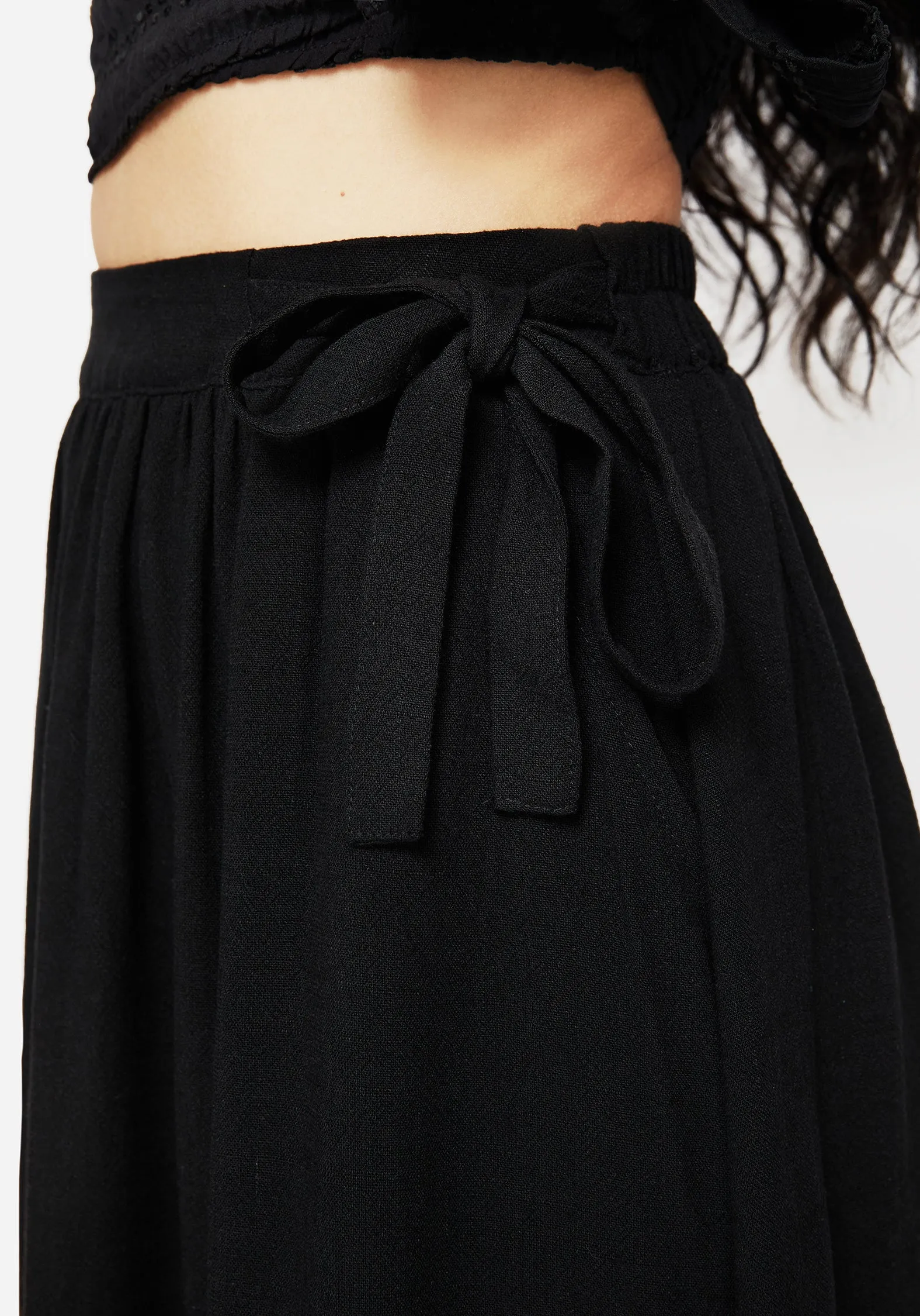 Cressida Moth Embroidered Midi Skirt sold by Disturbia product image thumbnail 5