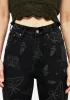 Callopistria Moth Print Denim Skinny Jeans sold by Disturbia