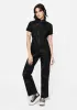 Callopistria Moth Print Denim Jumpsuit sold by Disturbia