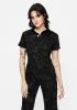 Callopistria Moth Print Denim Jumpsuit sold by Disturbia