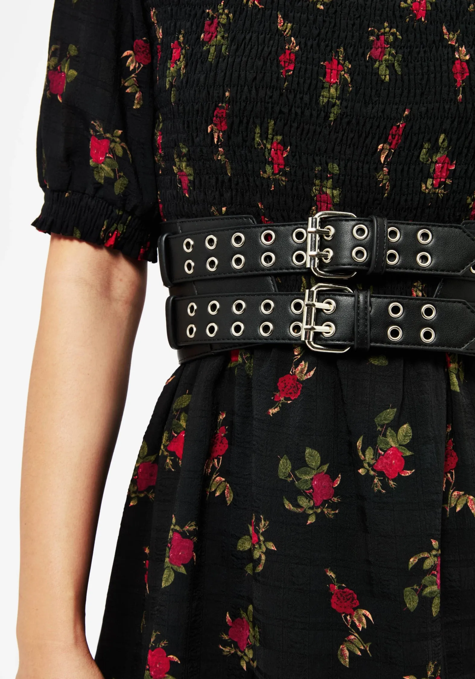 Paranoid Eyelet Double Buckle Waist Belt sold by Disturbia product image thumbnail 4