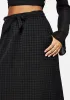 Mayfair Check Midi Skirt sold by Disturbia