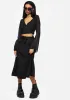 Mayfair Check Midi Skirt sold by Disturbia