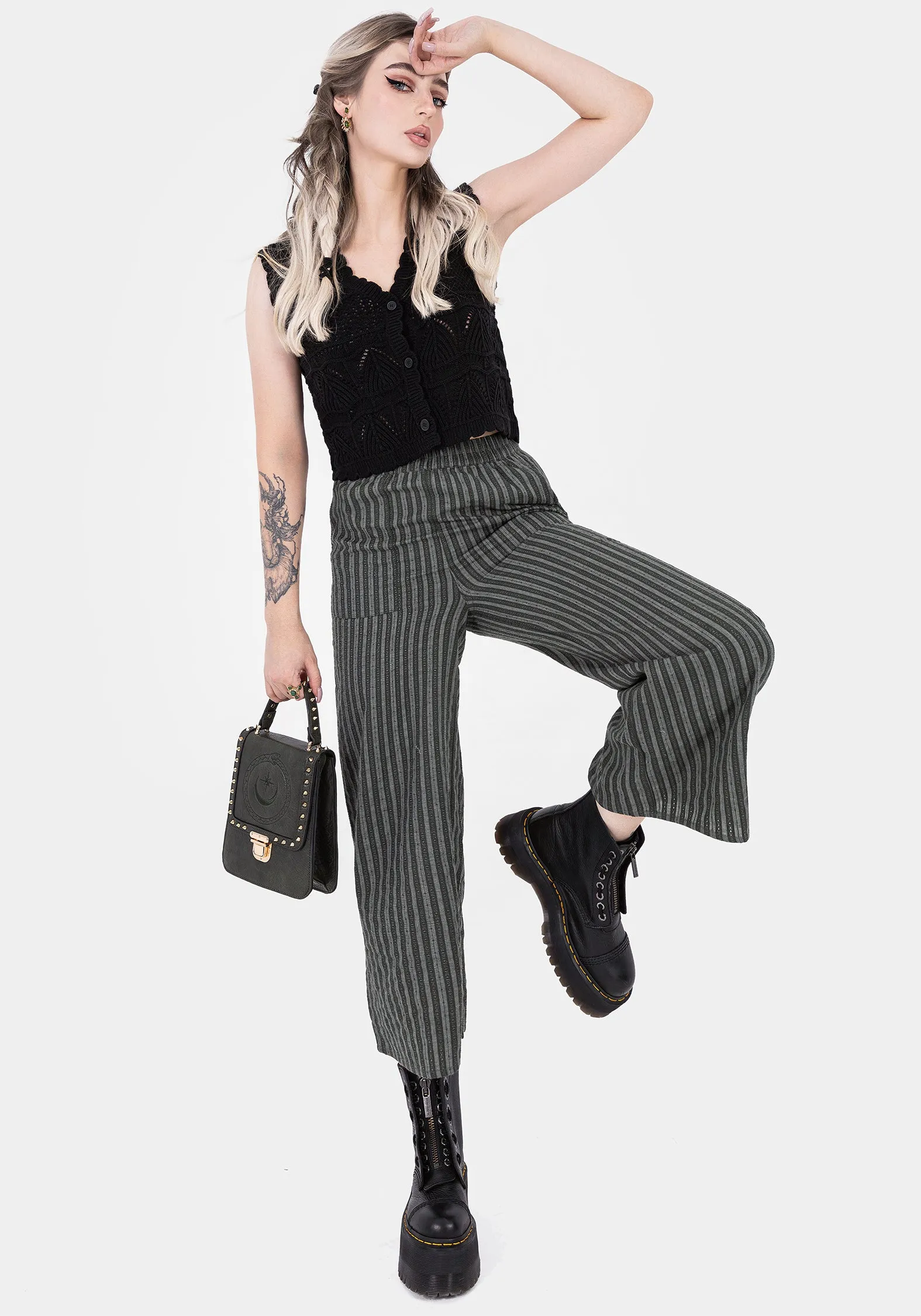 Belleville Sleeveless Knit Waistcoat sold by Disturbia product image thumbnail 5