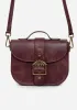 Calyptra Moth Buckle Crossbody Satchel Bag sold by Disturbia