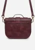 Calyptra Moth Buckle Crossbody Satchel Bag sold by Disturbia