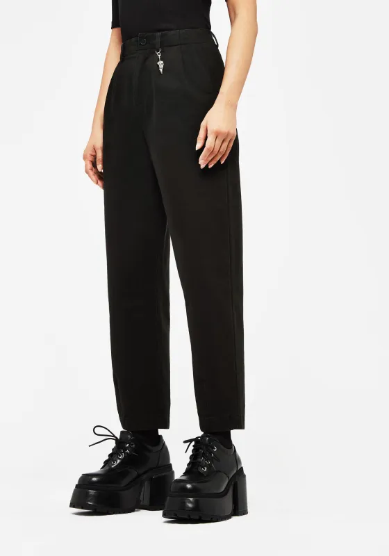 Osteomancy Washed Cotton Balloon Leg Trousers sold by Disturbia