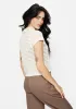 Drifter Pointelle Knit Button Up Top sold by Disturbia