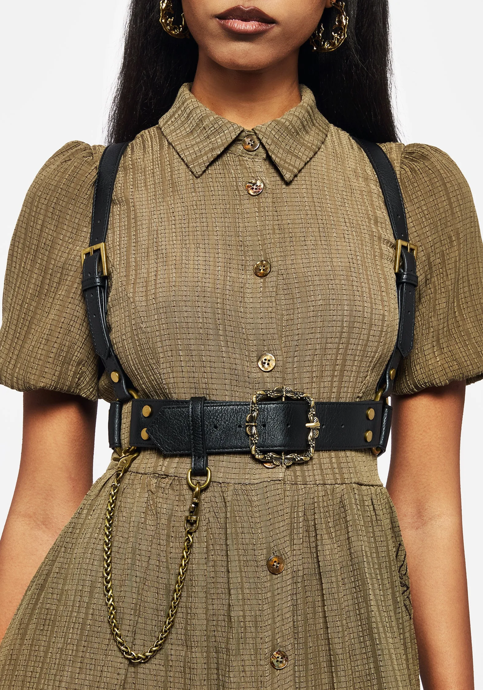 Elder Buckle Chain Harness sold by Disturbia product image thumbnail 5