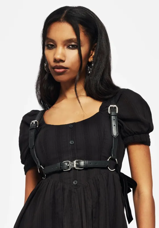 Carmilla Tie Side Harness sold by Disturbia