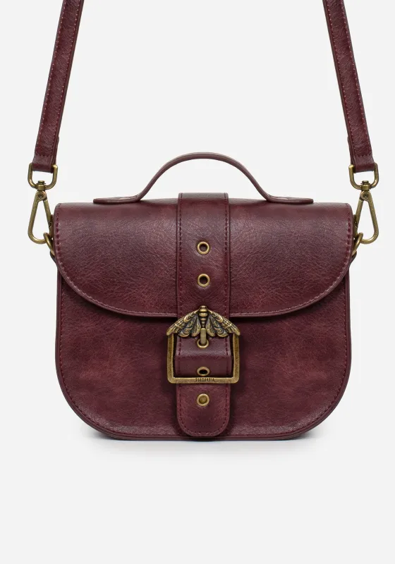 Rosamoth Buckle Crossbody Satchel Bag sold by Disturbia