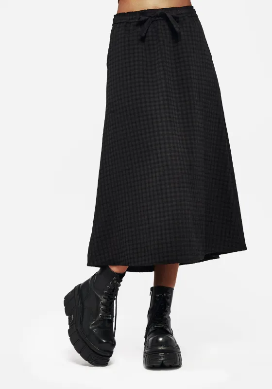 Ziggy Check Midi Skirt sold by Disturbia