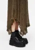 Myrtle Floral Lace Handkerchief Hem Midi Skirt sold by Disturbia