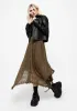 Myrtle Floral Lace Handkerchief Hem Midi Skirt sold by Disturbia