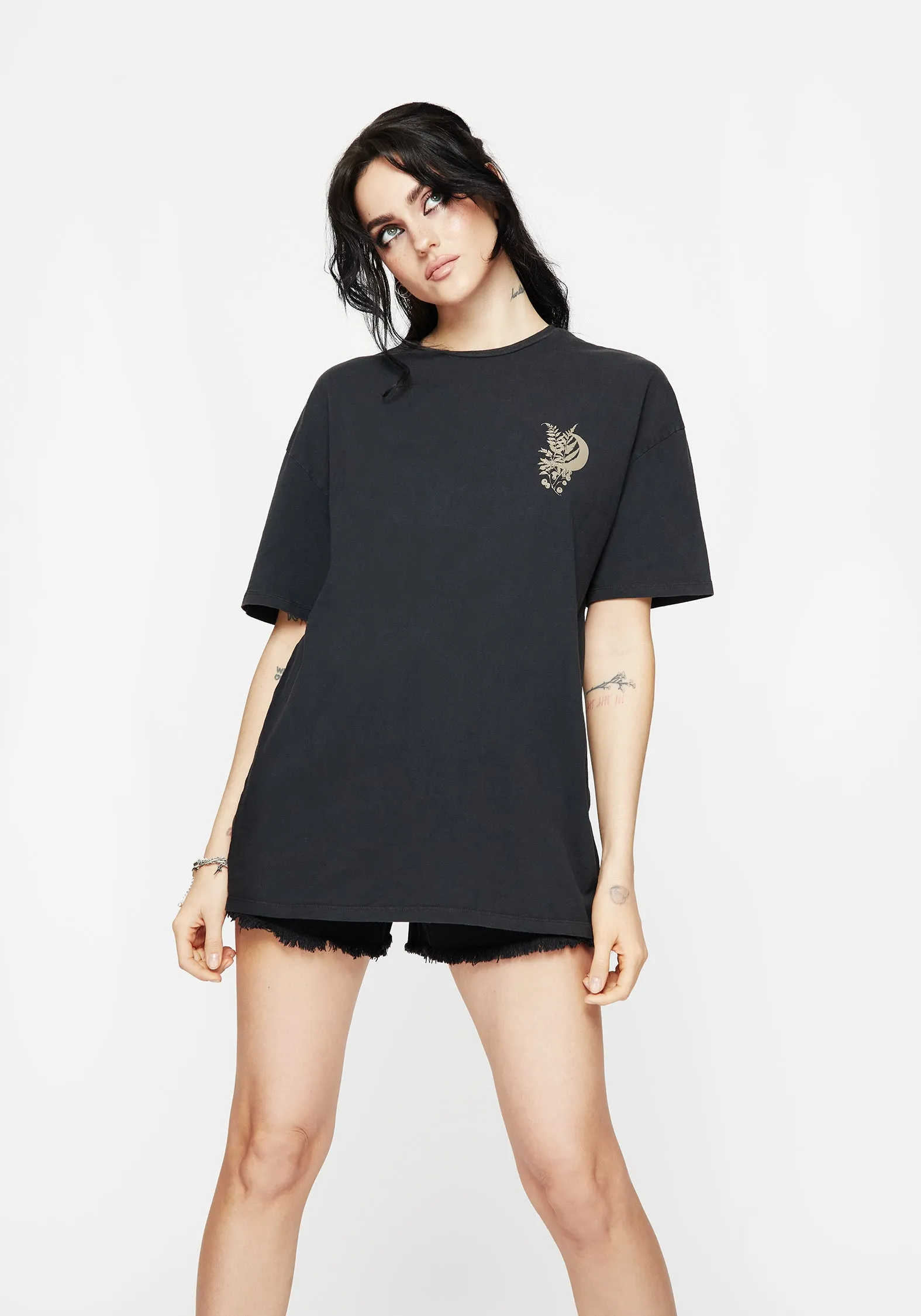 Gravity Cotton Snake Printed T-Shirt sold by Disturbia product image thumbnail 5