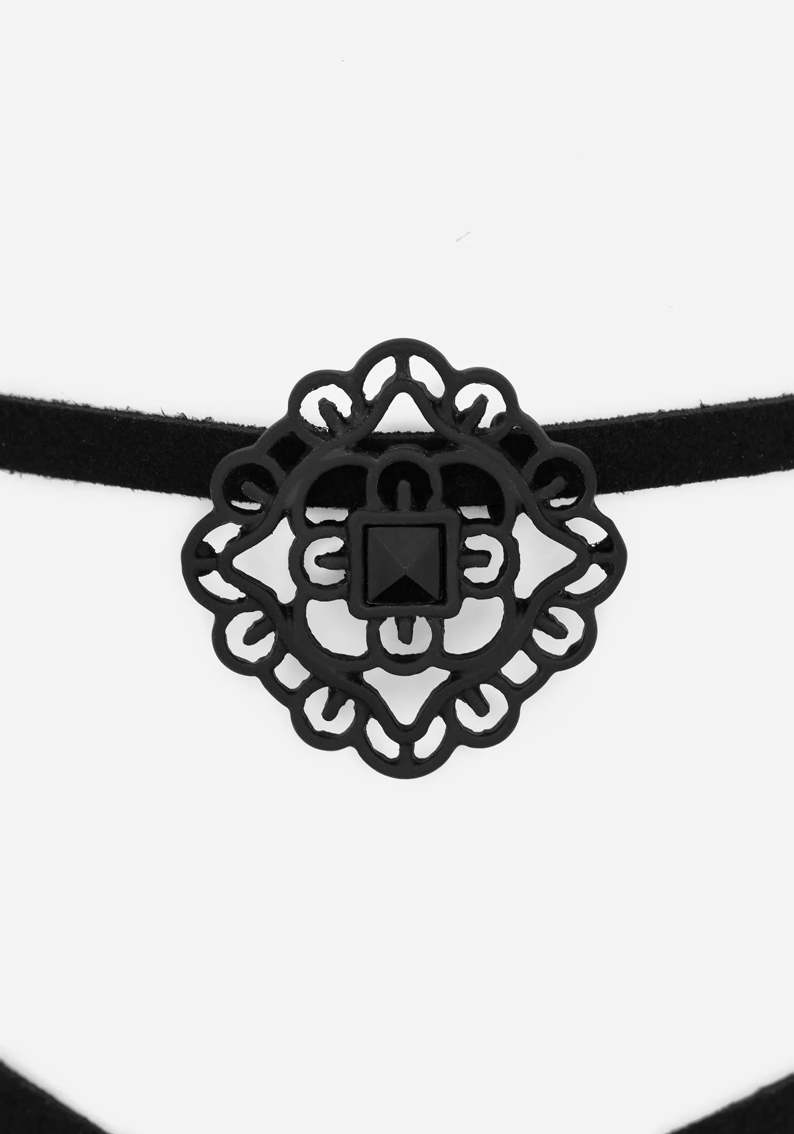 Elaine Cord Ornate Choker sold by Disturbia product image thumbnail 4