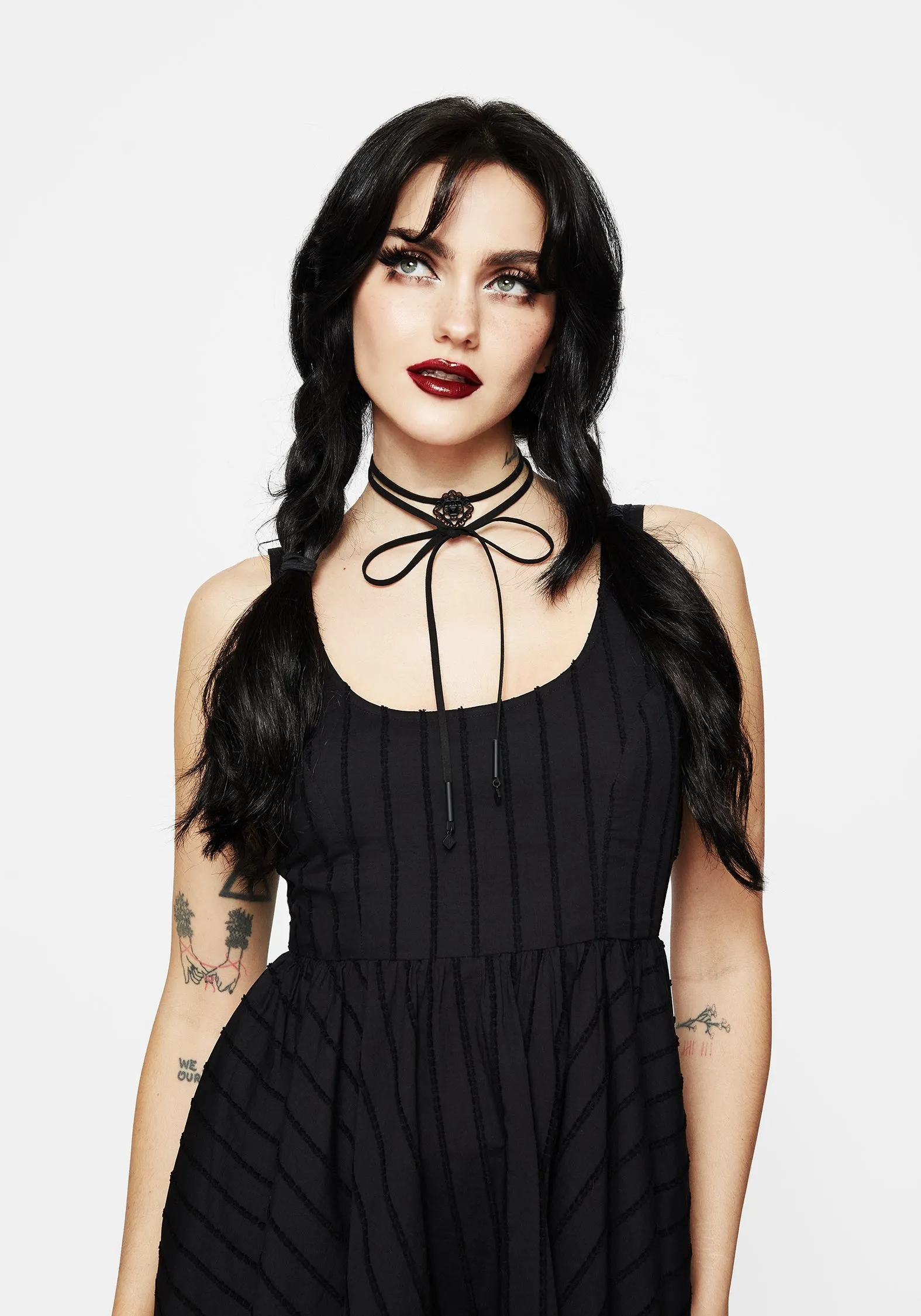 Elaine Cord Ornate Choker sold by Disturbia product image thumbnail 5