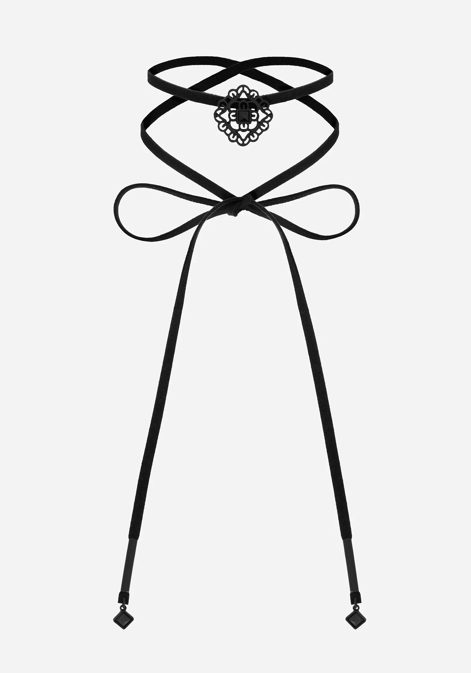 Elaine Cord Ornate Choker sold by Disturbia product image thumbnail 3