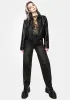 Veltha Floral Embroidered Denim Barrel Leg Jeans sold by Disturbia