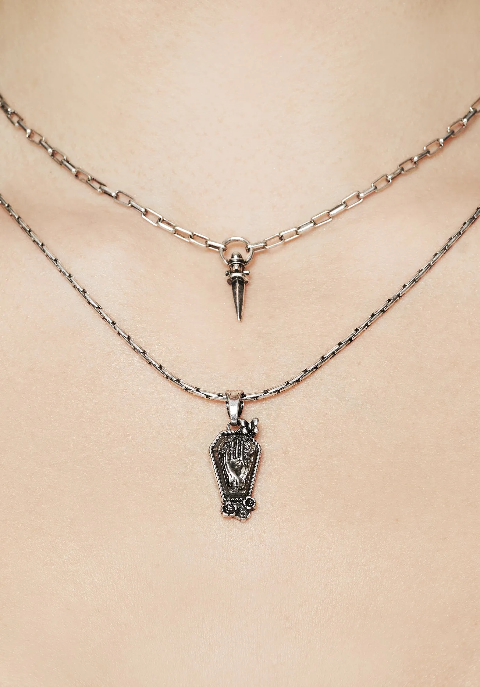 Arbor Coffin Pendant Necklace sold by Disturbia product image thumbnail 5
