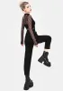 Mona Embroidered Tapered Trousers sold by Disturbia